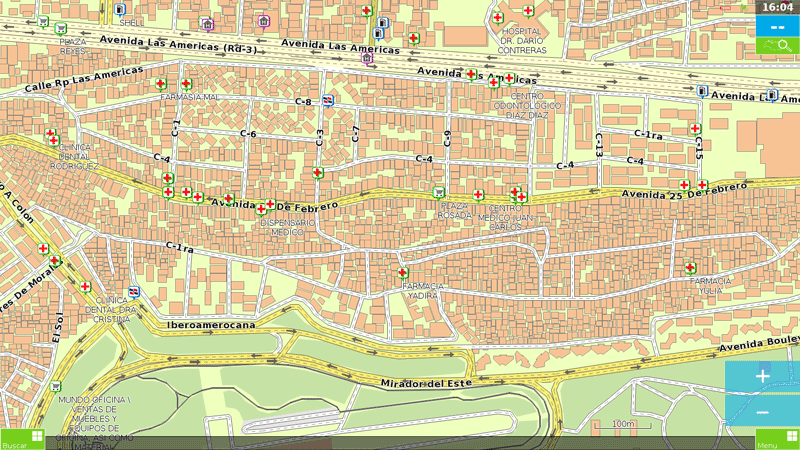 screen map Garmin Dominicana y Haiti