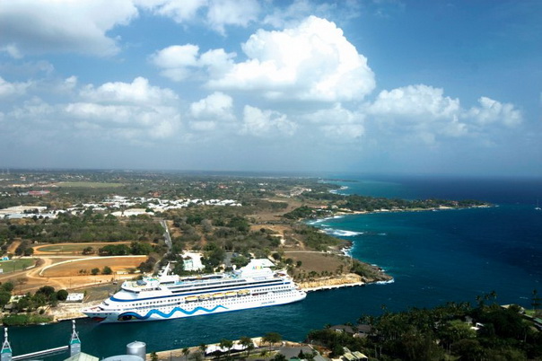 La Romana review map, republica dominicana