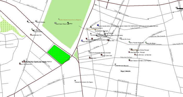 Punta Cana review map, republica dominicana