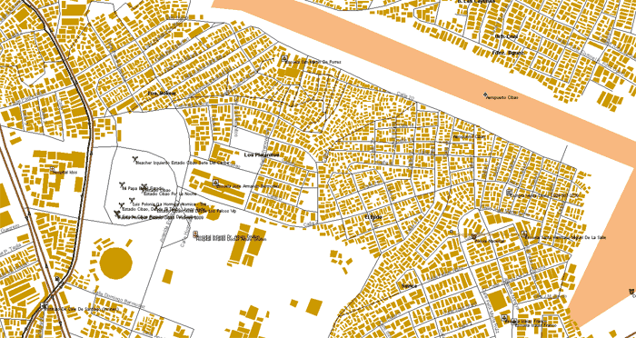 Santjago, review map, republica dominicana