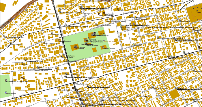 santo domingo review map, republica dominicana