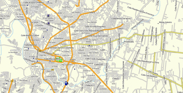 preview Santo Domingo GPS map