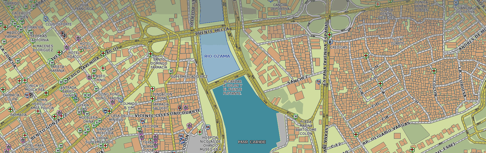 Navegacion Dominicana, mapa de la republica dominicana, gps rd